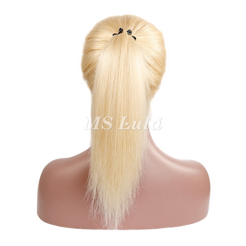 #613 Blonde 13x4 Lace Front Wig Silky Straight 180% Density (Full Frontal) - 图片 9